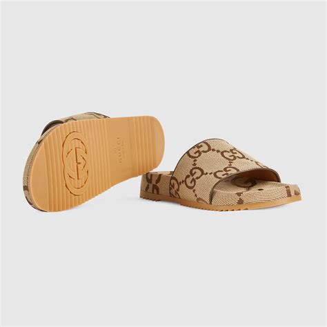 fake gucci slides gg